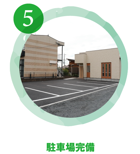 駐車場完備